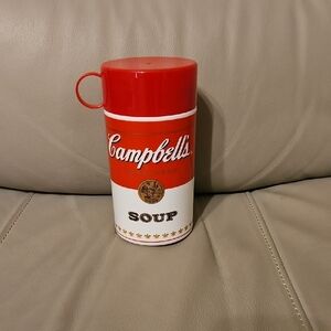 Campbell's Soup Thermos Red and White